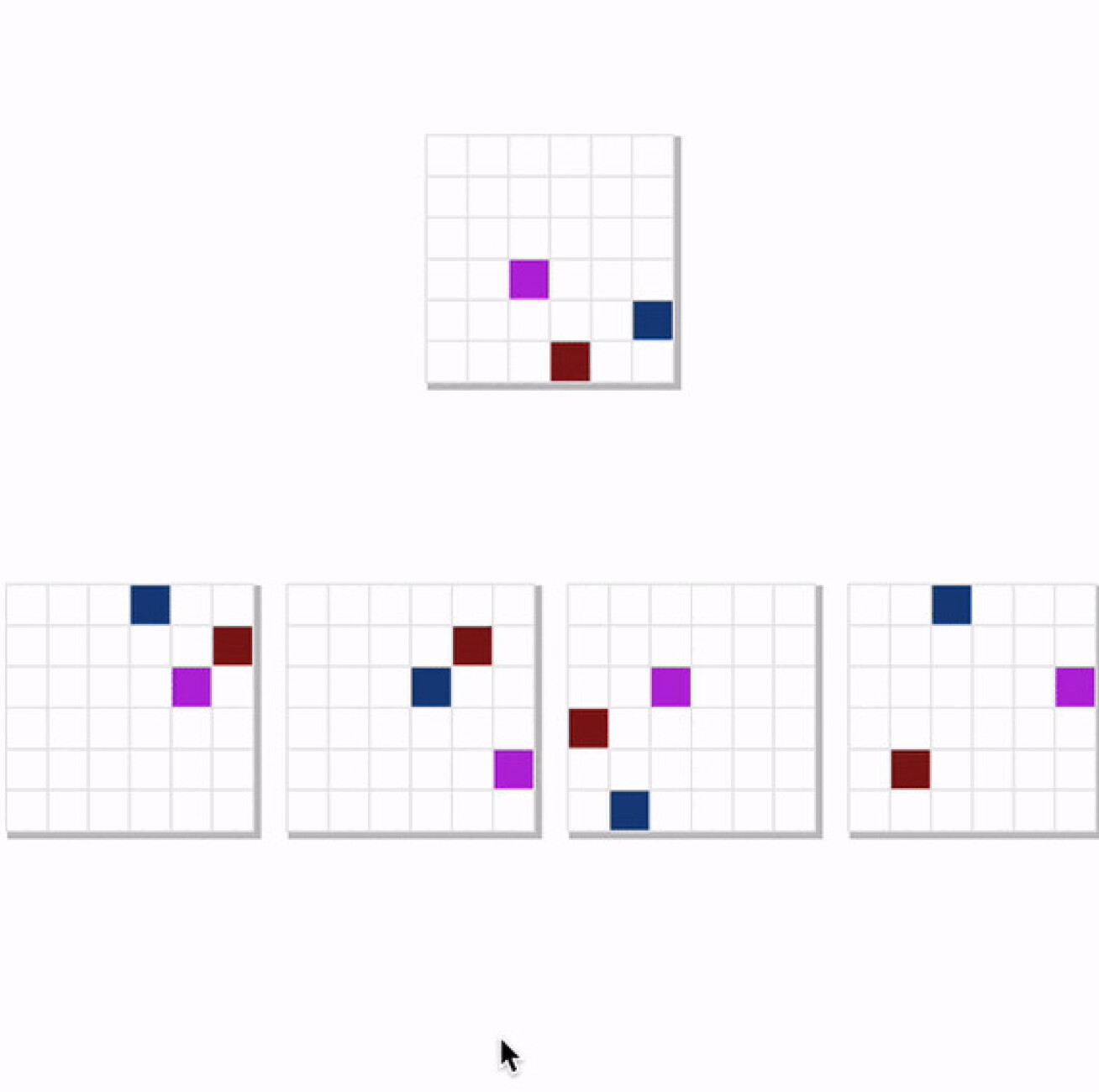 Cognitron task to test spatial reasoning and awareness