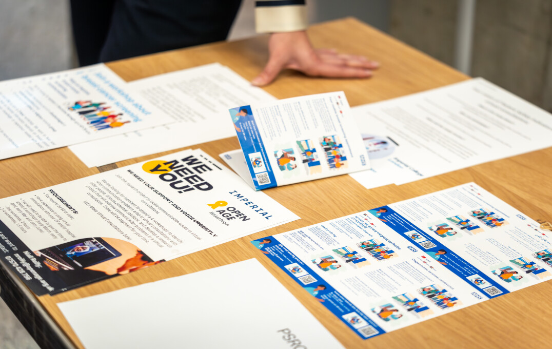 Flyers presenting projects of the NIHR-funded North West London Patient Safety Research Collaboration (PSRC)